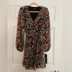 Floral long sleeve dress NWT